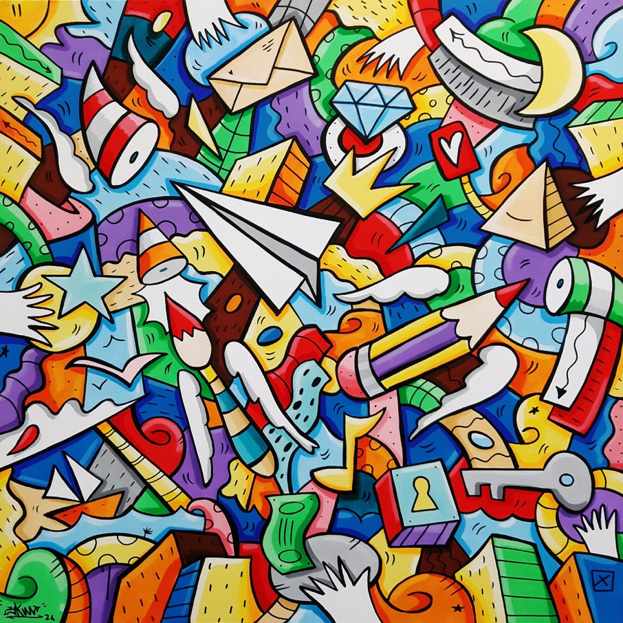 willow quadri popart colore fumetto partnership design luxury art gallery home