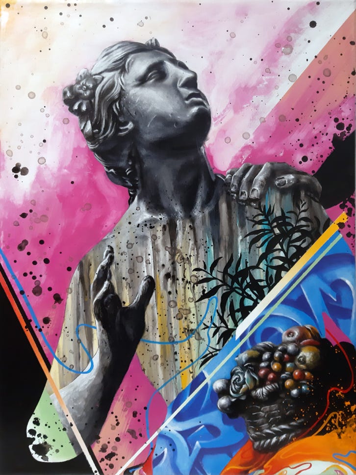 kraser quadri sculture rinascimento figurativo streetart home design luxury art gallery